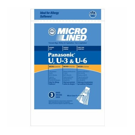 Essco 3PK Panasonic U Vac Bag PR-1471